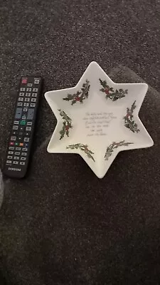 Buy Port Meirion Chritmas Sweet Dish Holly & Ivy Exc • 15.99£