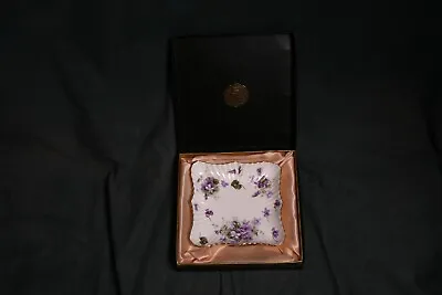 Buy Hammersley Victorian Violets Bone China Square Trinket Dish  • 40£
