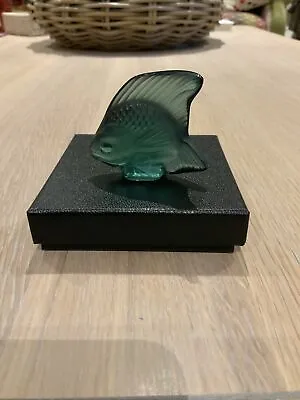 Buy Lalique Crystal Fish Sculpture: Vert  Green Courlis VS Brand New Boxed Very Rare • 65.98£