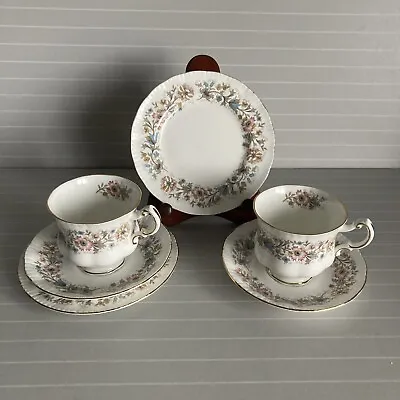 Buy Paragon Meadowvale Fine Bone China Cup - Saucer - Side Plate X2 • 8.99£