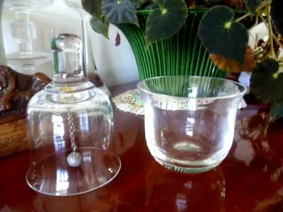 Buy Vintage Crystal Dartington Glass “regency” Whiskey Tumbler & Bell Ft255 • 15.95£