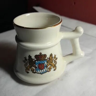 Buy Prinknash Abbey Pottery Tankard, Miniature Earthernware, Toby Lions Coat Of Arms • 3£