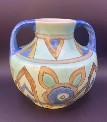 Buy Art Deco Wadeheath Flaxman Ware Twin Handled Vase • 25£
