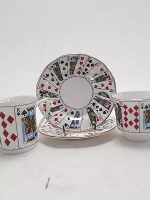 Buy Elizabethan Staffordshire - Bone China  X Tea Cups + Saucers - Used Condition  • 6.99£