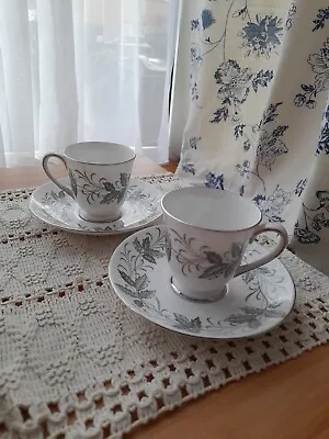 Buy Tuscan China Rondelay Espresso Cup & Saucer X 2 • 10£