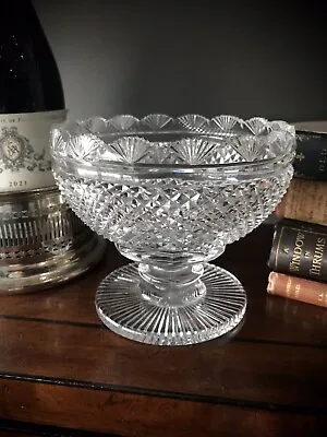 Buy Waterford Irish Cut Glass Crystal Pedestal Bowl | Master Cutter | Georgian Style • 200£