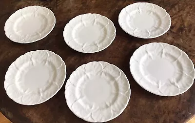 Buy 6  X Coalport Countryware Set Of 6.1/8   Tea / Side Plates White Cabbage Ware. • 45£