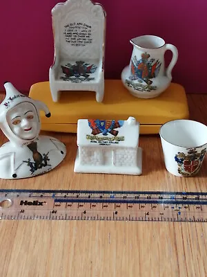 Buy Arcadian China X Five Including Camberley Jester And The Old Arm Chair • 12£