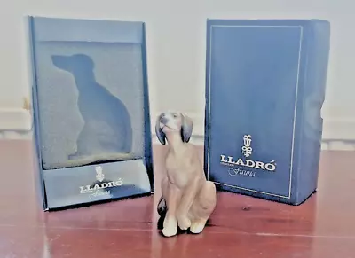 Buy Lladro Fauna Galgo Atento Hound Dog Rare & Mint • 85£