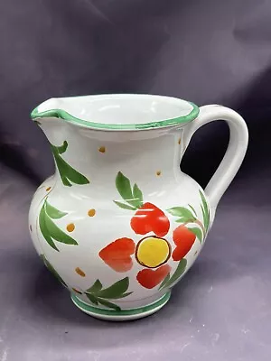 Buy Vintage Italian Gardeners Eden Signed Vase Floral Vase Handled Stoneware Italy • 30.81£