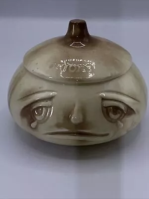 Buy Vintage Sylvac Onion Crying  Face Pot No. 516 12.5cm Cream Brown • 9.95£