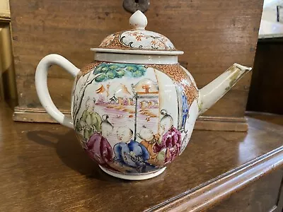 Buy Stunning  Chinese Mandarin Teapot With Lid Qianlong Period 1736-1795 • 125£