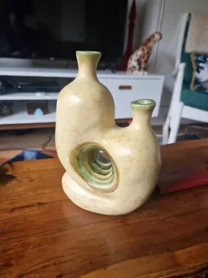 Buy Nikos Dazelidis MCM Studio Pottery Double Chimney Vase, 1970s. • 48£