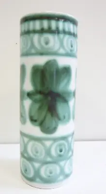 Buy Cinque Ports The Monastery Rye Pottery 10” 26cm Cylinder Vase Vintage 1960s  #F3 • 19.99£