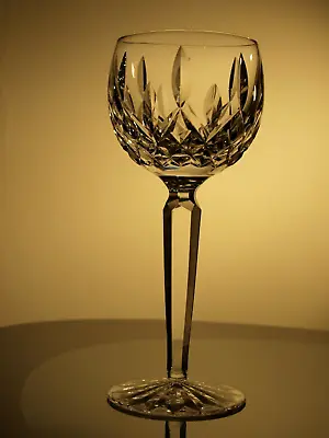 Buy Waterford Crystal Lismore Hock Wine Glass Vintage Mint Signed, 7 1/4  Tall • 38£