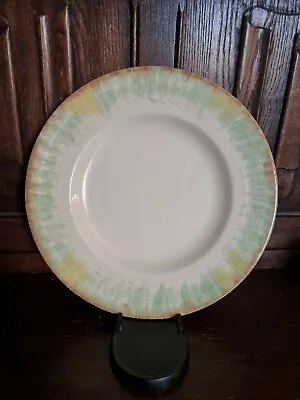 Buy Antique Woods Ivory Ware England Plate Drip Ware Sponge Ware Dinner Plate  10  • 8£