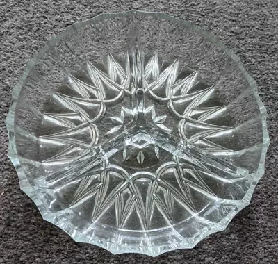 Buy Vintage Pressed Glass Hors D'Oevre Serving Dish - 3 Sections • 4.99£