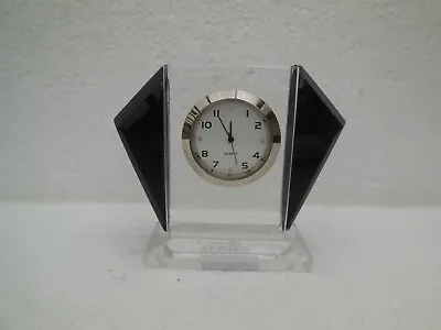 Buy Galway Living ~ Elegant, Stylish Glass Desk Clock ~Removable Clock Face ~ Quartz • 12£