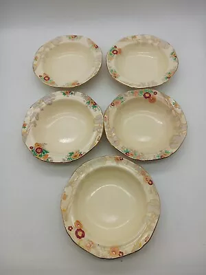 Buy Royal Cauldon Set Of Five Dishes With Floral Pattern • 12£