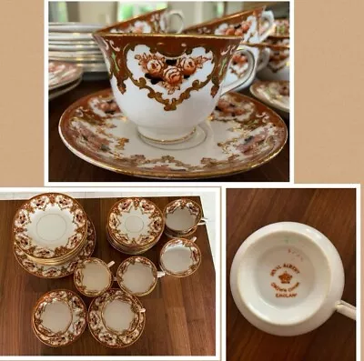 Buy Vintage Royal Albert 4554 Tea Set - 35 Piece Bone China Collection, Timeless! • 25£