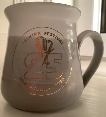 Buy Vintage Barbara Davidson Pottery Mug Falkirk Festival Silver Jubilee 1990 Unused • 12.90£