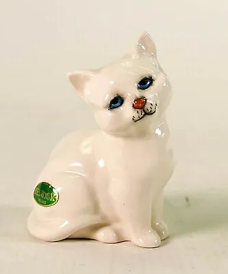 Buy Beswick Gloss Kitten Seated White 1436! Made In England!  • 28£