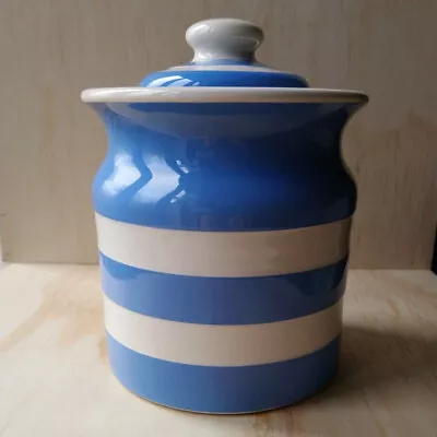 Buy Vintage TG Green Cornishware But Unbranded Blue And White Storage Jar • 20£