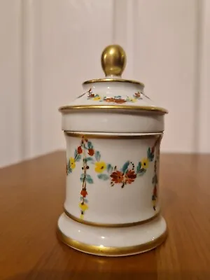 Buy Vontage Capo Di Monte Miniature Lodded Jar - Italy • 14£