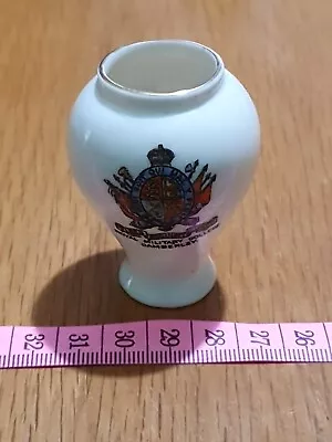 Buy Crested Ware China, Goss, Ostend Vase, Royal Military College Camberley (R6S5B1) • 15£