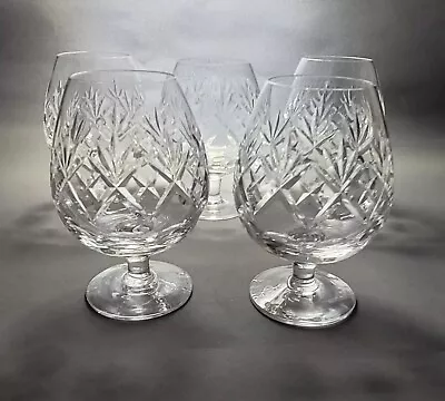 Buy 5x Webb Corbett Royal Doulton Crystal Georgian Brandy Cognac Sniffer Glasses  • 29.90£