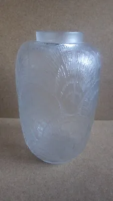 Buy Lalique France Frosted Coquilles Art Glass Vase • 1,187.70£