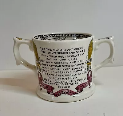 Buy Royal Victorian Pottery Two Handled Loving Cup Staffordshire Wade • 2.20£