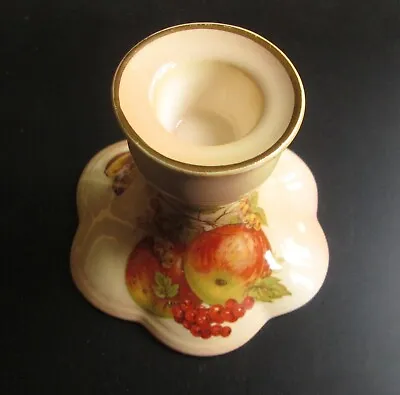 Buy Royal Worcester Palissy Royale Collection Fruit Miniature Bone China Candlestick • 6.50£