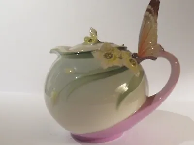 Buy Franz Porcelain Stunning Butterfly Large 'Papillion' Teapot • 100£