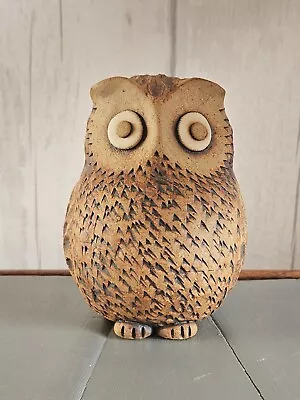 Buy MCM Clay Studio Pottery Brown Owl Figure 12cm • 16£