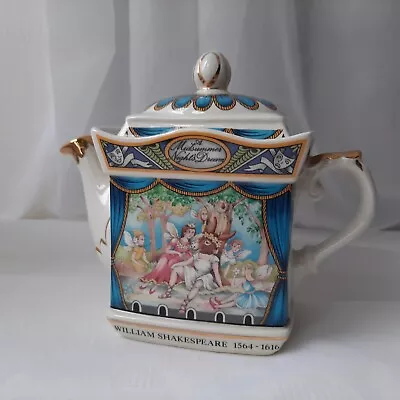 Buy Sadler Porcelain Teapot Shakespeare.  • 12£