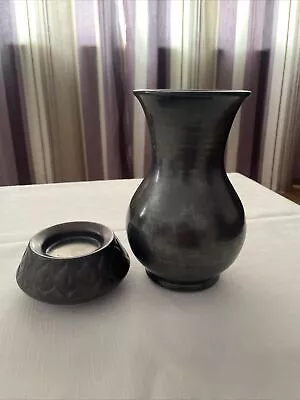 Buy Prinknash Pottery Vase And Nightlight Holder • 15£
