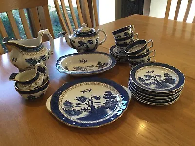 Buy Booths Old Willow Tea Set (Genuine Booths Not Dolton) • 195£