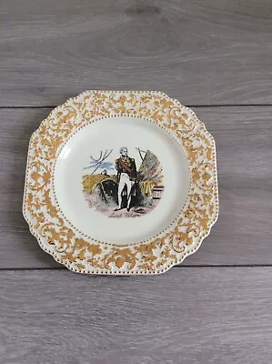 Buy Lord Nelson Pottery, Hand Crafted Guilded Plate. • 12£