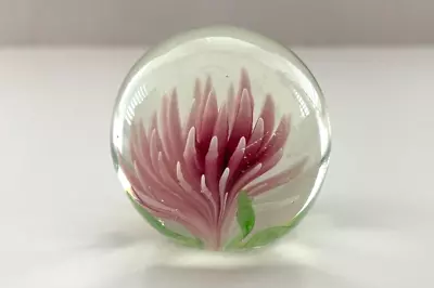 Buy Glass Paperweight Pink Coral • 9.50£