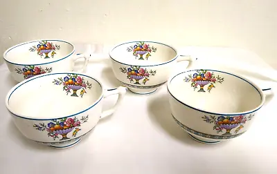 Buy Set Of 4 Tea/Coffee Cups By W. H. Grindley & Co England Carlton Shape Vintage • 11.29£