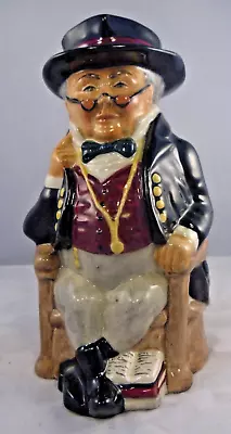 Buy Mr Pickwick Toby Jug. Roy Kirkham Staffordshire. Hand Painted Dickens Character • 6.95£
