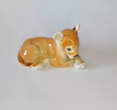 Buy Vintage Lomonosov Porcelain Oion Cub Figurine Made In Ussr Sant Peterborough  • 12£