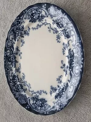 Buy  V Large ANTIQUE  CHATSWORTH  Late Mayer PLATTER 17.75 Inch By 14 Inch ,Ivory  • 50£