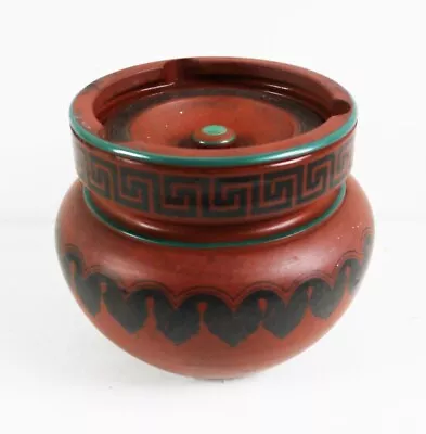 Buy Good Antique Victorian Prattware Pottery Neo-Classical Earthenware Tobacco Jar • 20£