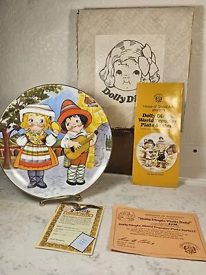 Buy Dolly Dingle World Traveler Plate Series 1 First Edition  Dolly Visits Italy   • 19.20£
