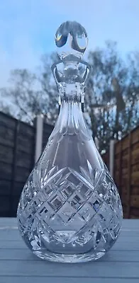 Buy Edinburgh Crystal Cut Glass Decanter 800ml Signed - 30cm • 34£