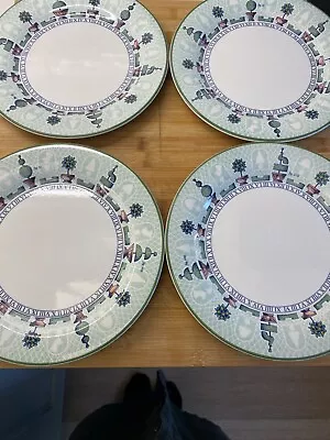Buy 4x Staffordshire Tableware Topiary Dinner Plates • 18.99£