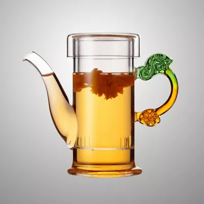 Buy  Chinese Teapot Kungfu Teaware Glass High Borosilicate Ergonomic Fruit Clear • 14.98£