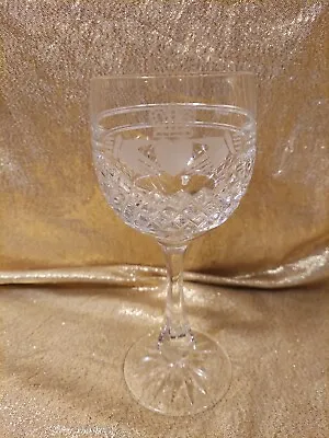 Buy Vintage Galway Irish Crystal Etched Claddagh Suite Goblet Glass Marriage • 18.93£